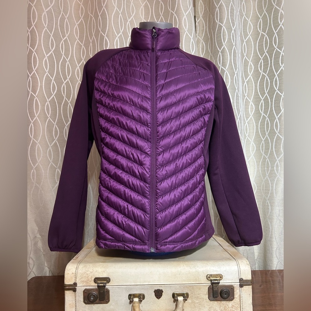 Down Quilted Jacket Purple Woman’s XL